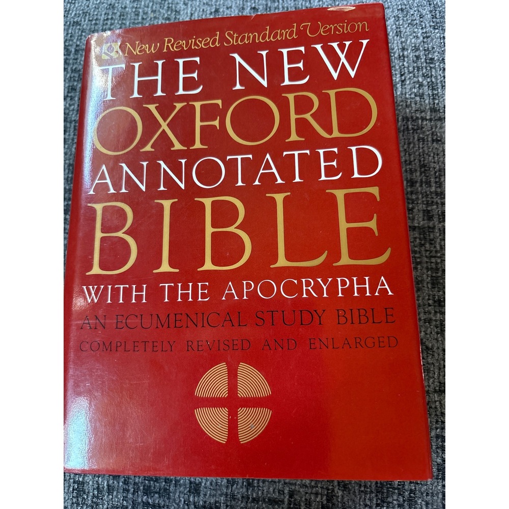 The New Oxford Annotated Bible with Apocrypha NRSV Hardcover 0195283562